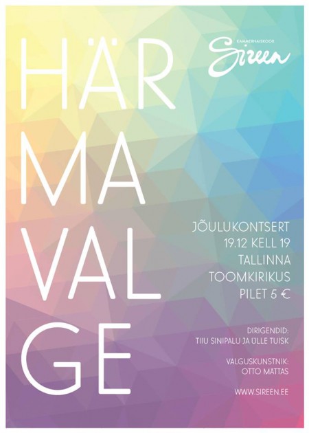 Härmavalge plakat