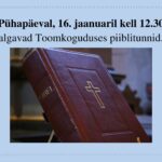 Piiblitund esilehele