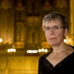 Kadri Ploompuu, Ladegast-Sauer organ in the background